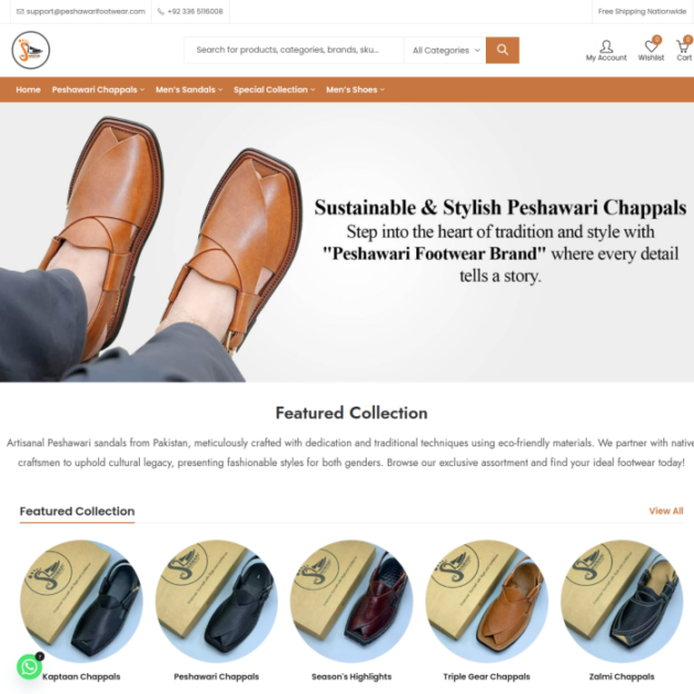 peshawarifootwear.com